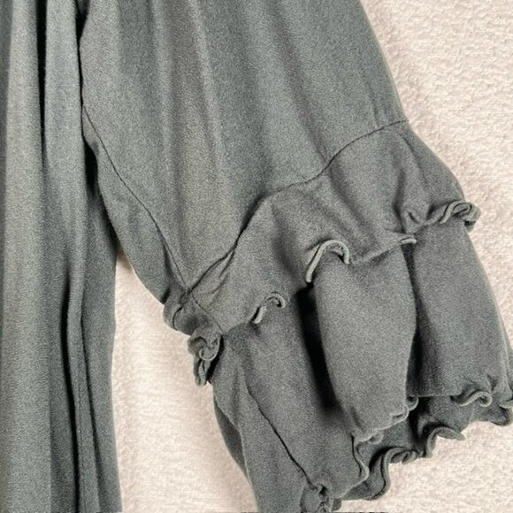 Ellos Womens Tiered Ruffle Tunic, Plus Size 22, 3/4 Sleeves, New without tags. - Picture 4 of 6